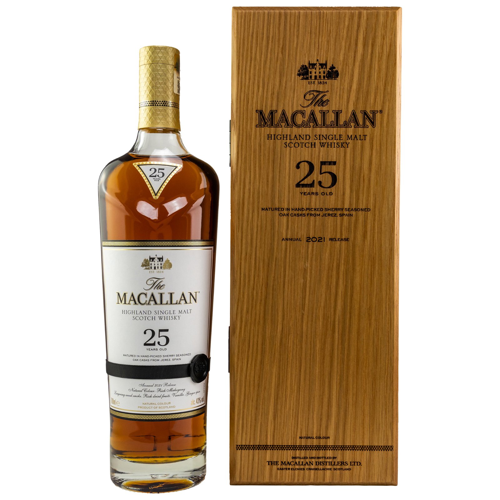 Macallan 25 Jahre Sherry Oak 2021 Release