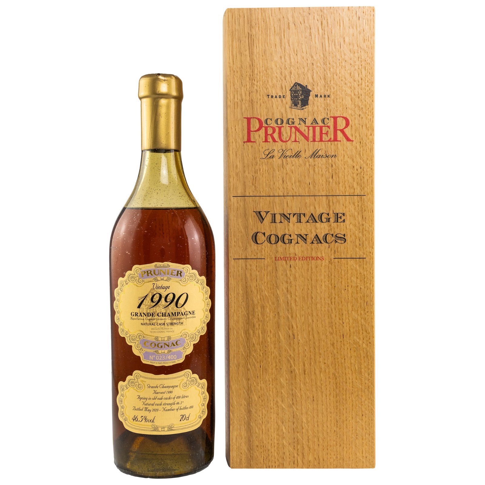 Prunier 1990/2020 Grande Champagne Cognac (Vintage Cognacs)