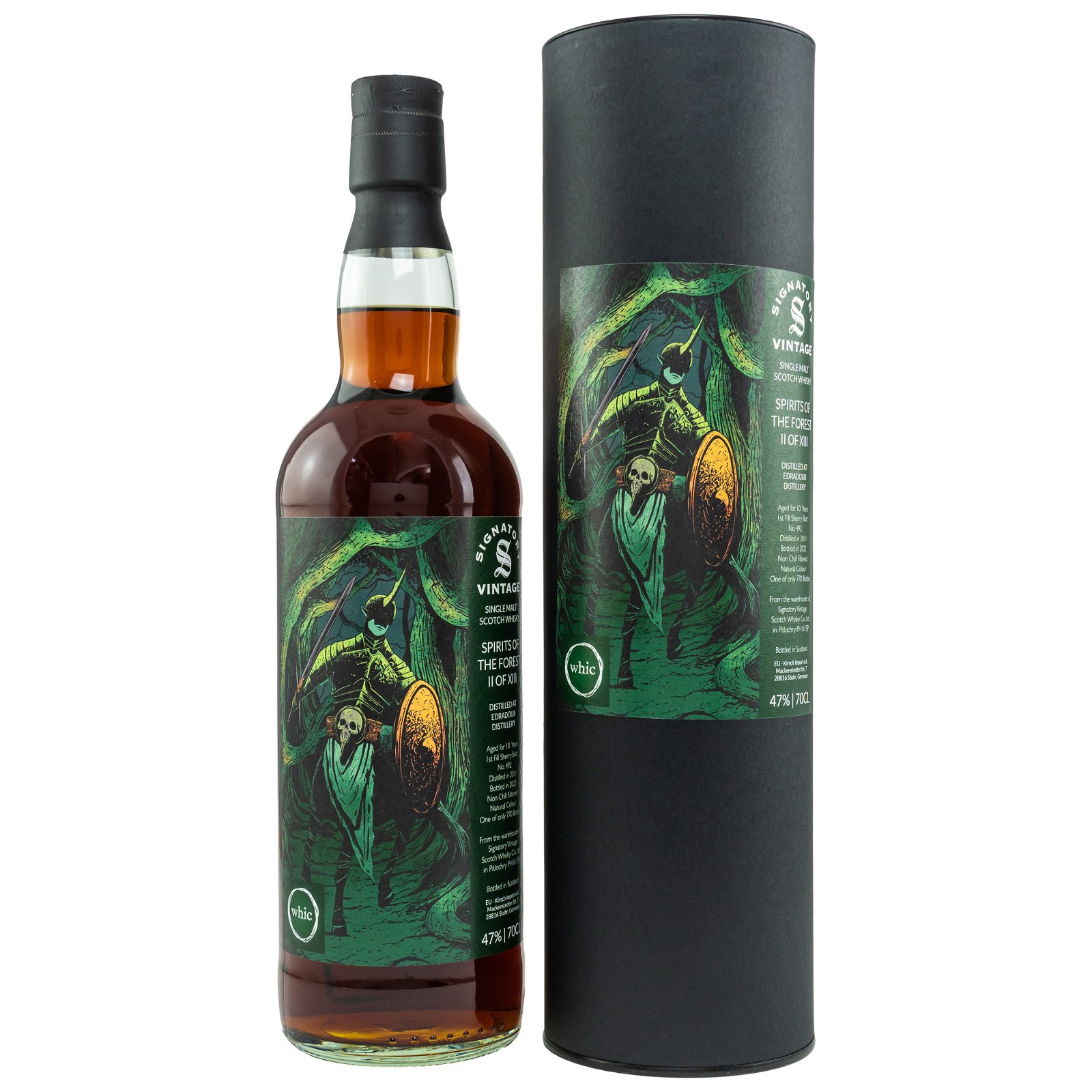 Edradour 2011/2022 - 10 Jahre 1st Fill Sherry Butt No. 492 Spirits of the Forest II of XIII (whic)
