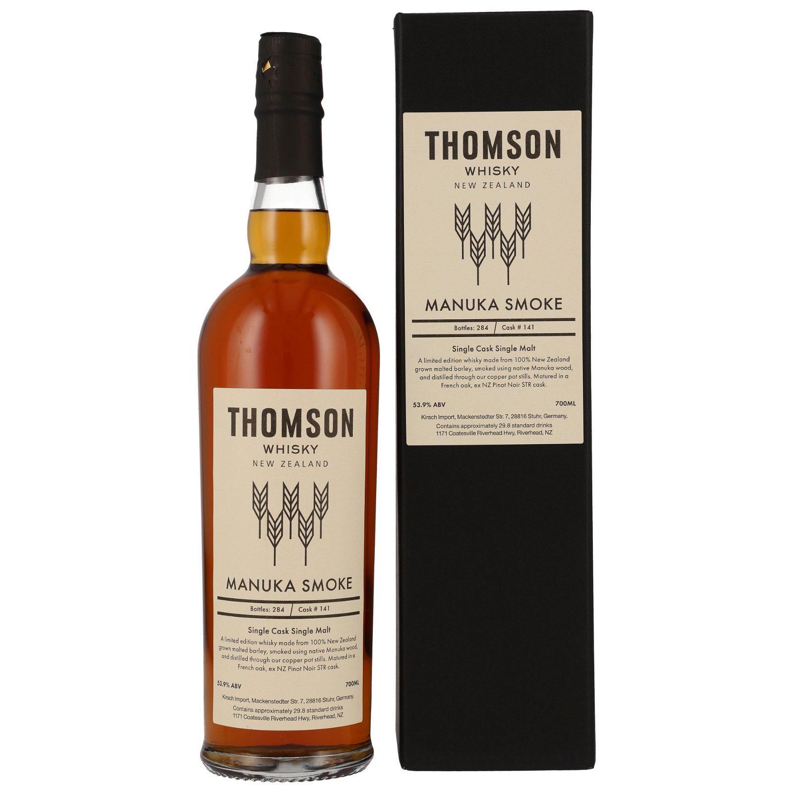 Thomson Manuka Smoke Pinot Noir STR Cask No. 141
