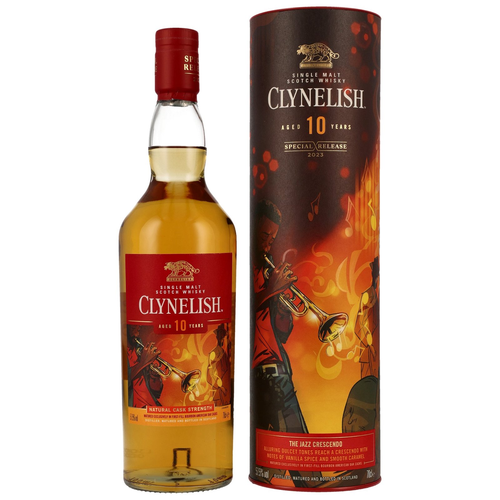 Clynelish 10 Jahre The Jazz Crescendo First Fill Bourbon Cask Special Release 2023