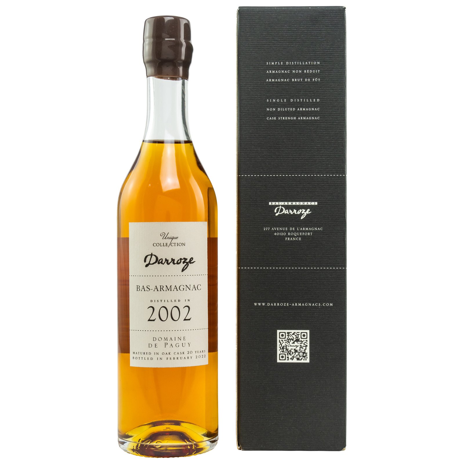 Darroze 2002/2022 - 20 Jahre Domaine de Paguy Bas-Armagnac Unique Collection (200 ml)