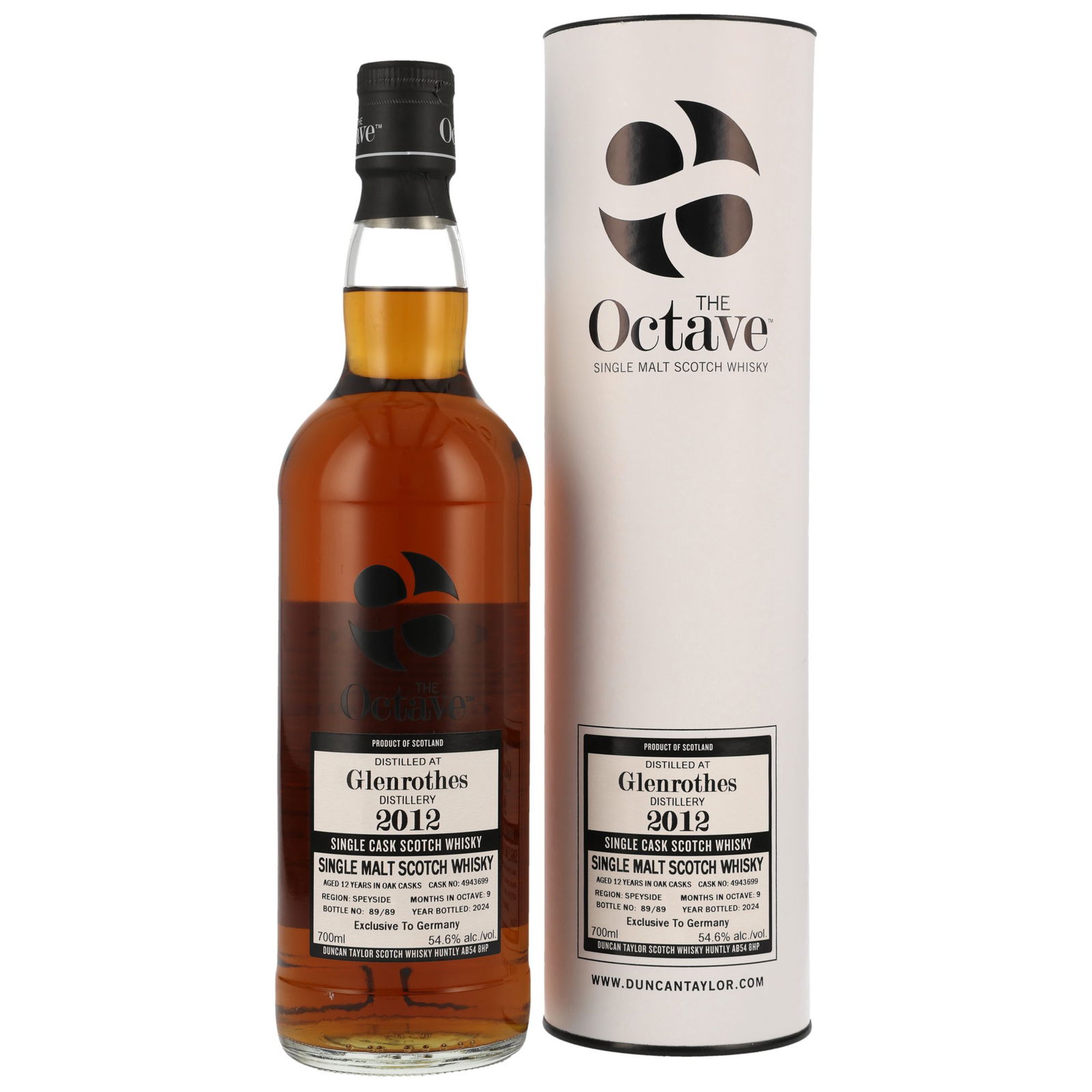 Glenrothes 2012/2024 - 12 ans Single Cask No. 4943699 The Octave (Duncan Taylor)