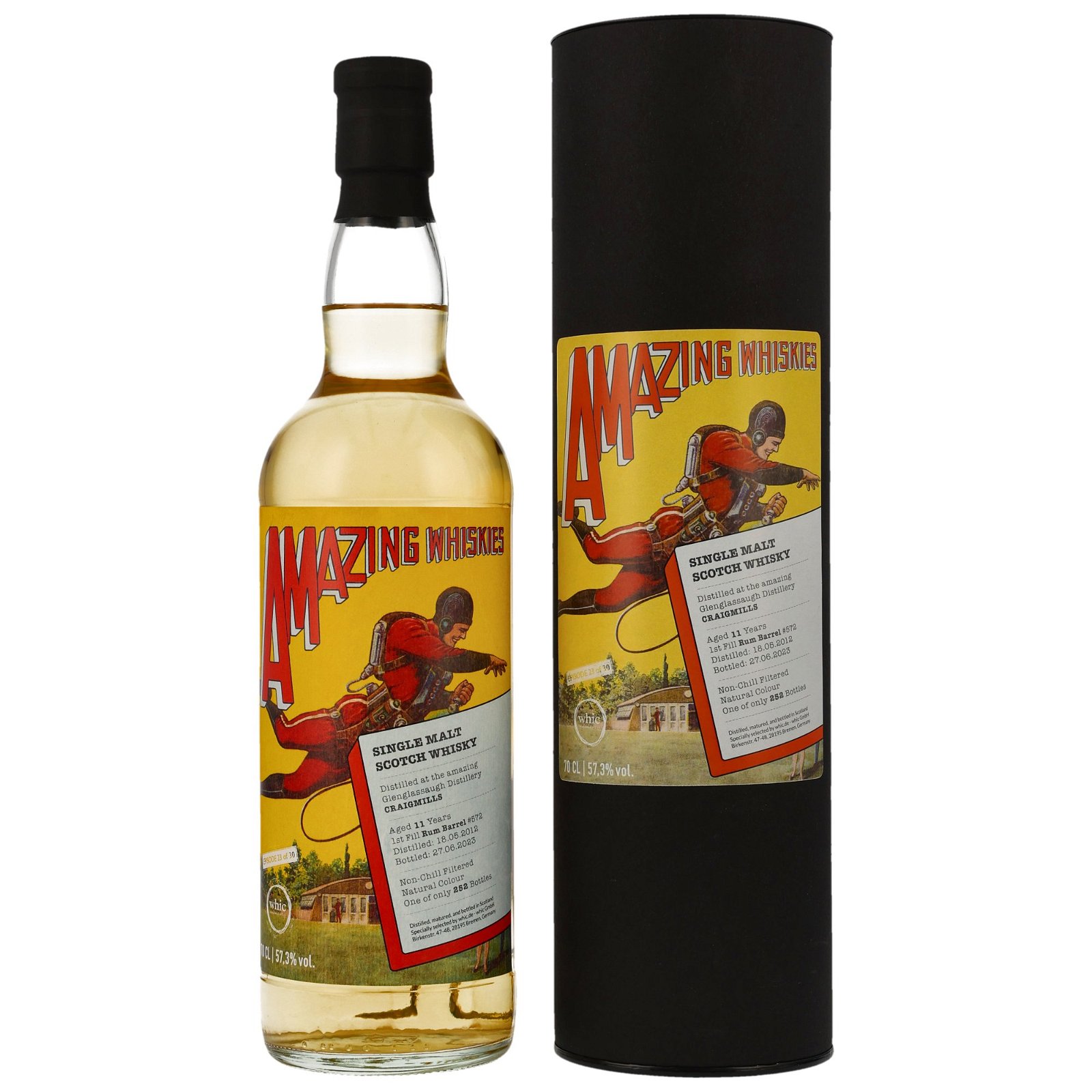 Glenglassaugh 2012/2023 - 11 Jahre Craigmills 1st Fill Rum Barrel #572 (whic Amazing Whiskies Ep. 23)