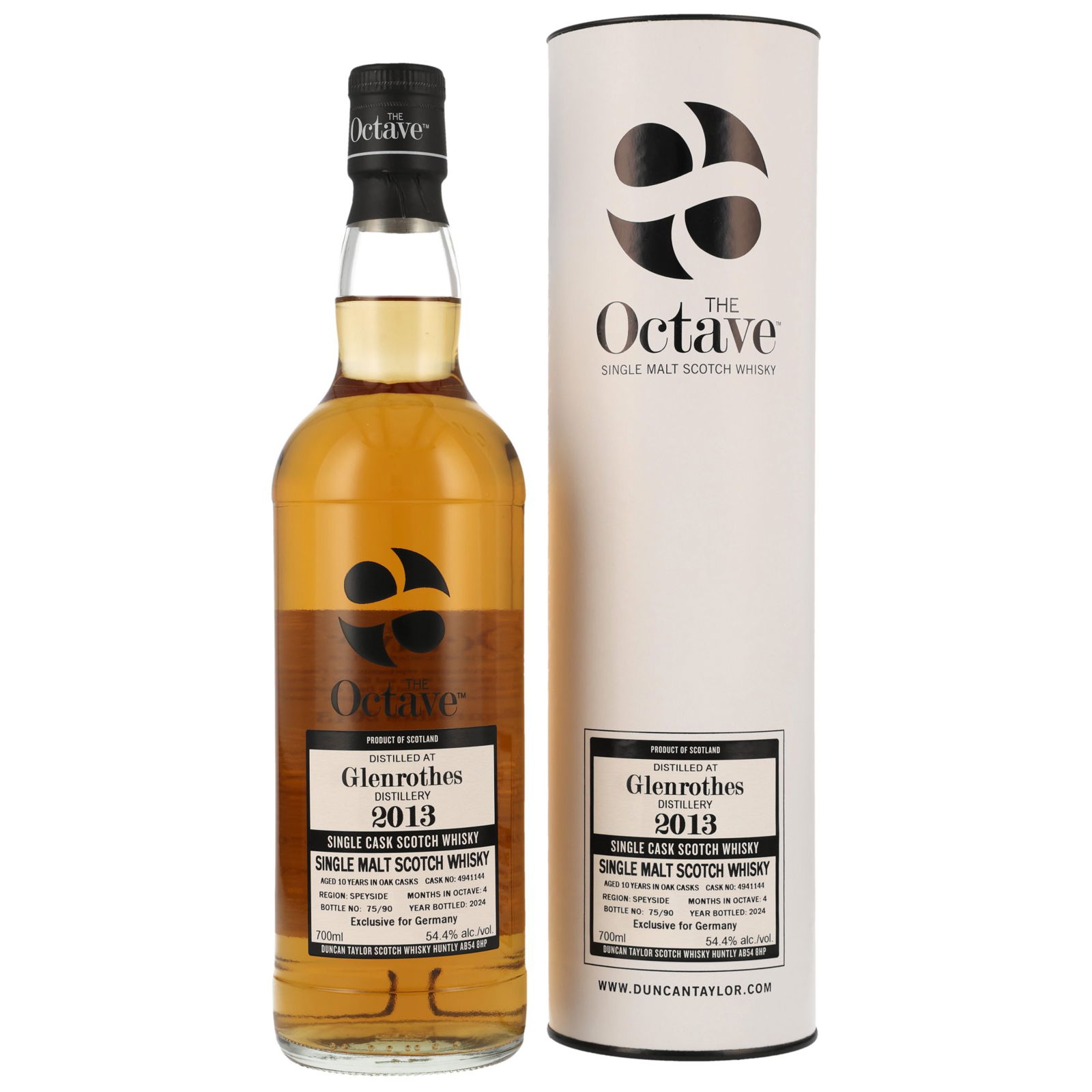 Glenrothes 2013/2024 - 10 Jahre Single Cask No. 4941144 Germany exclusive The Octave (Duncan Taylor)