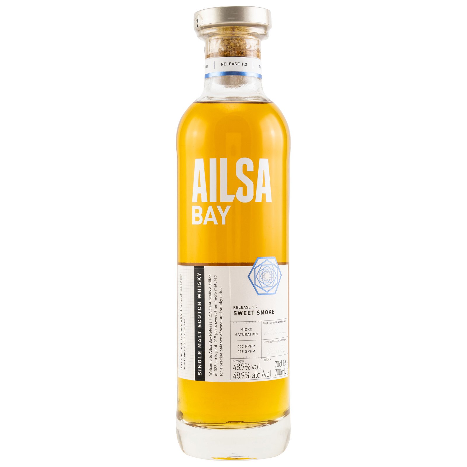 Ailsa Bay Single Malt Whisky Release 1.2 Sweet Smoke