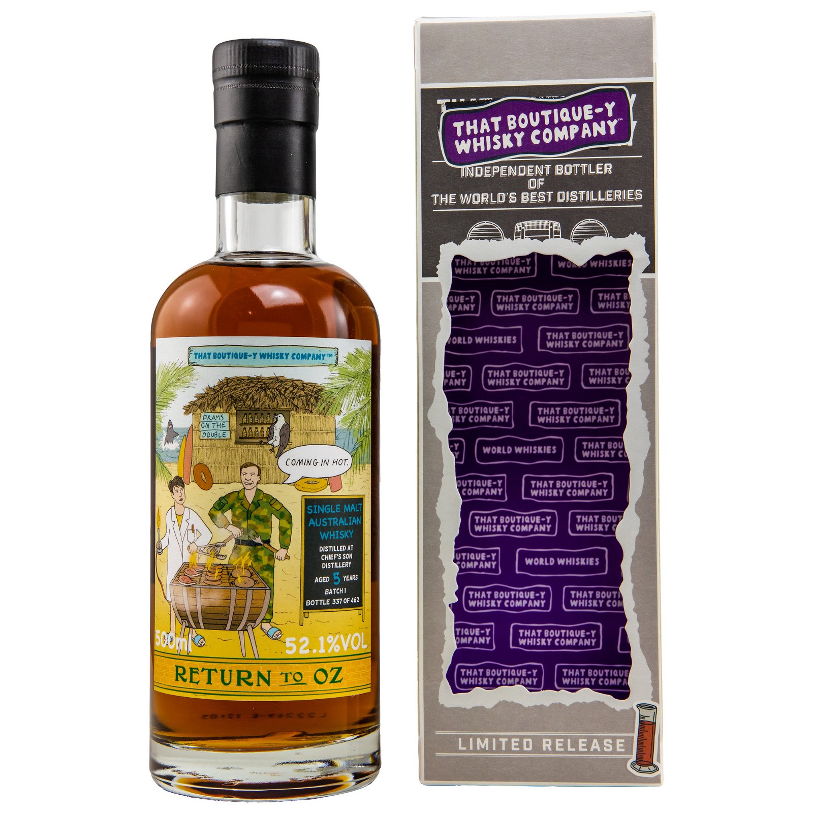 Chief`s Son 5 Jahre Batch 1 Return to Oz (That Boutique-y Whisky Company)