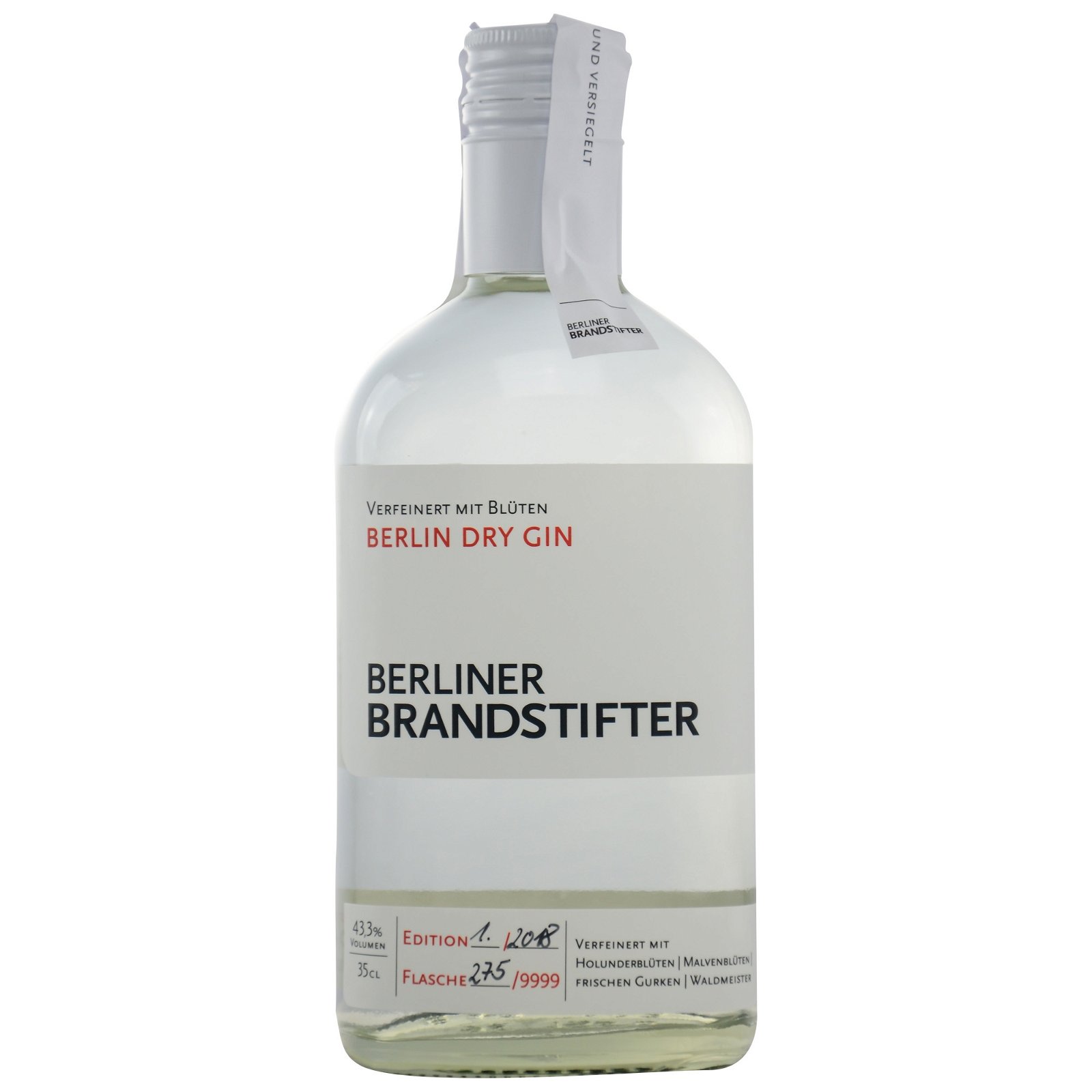 Berliner Brandstifter Dry Gin - 350ml