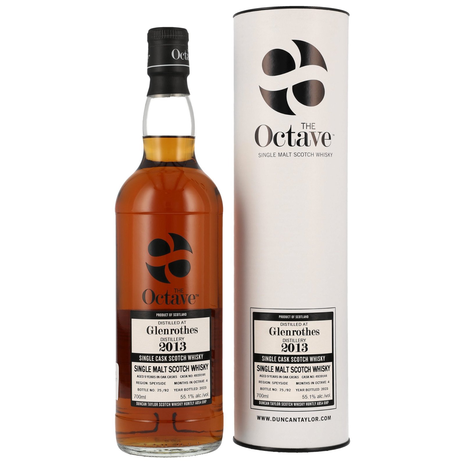 Glenrothes 2013/2022 - 9 Jahre Single Cask No. 4939144 The Octave (Duncan Taylor) 