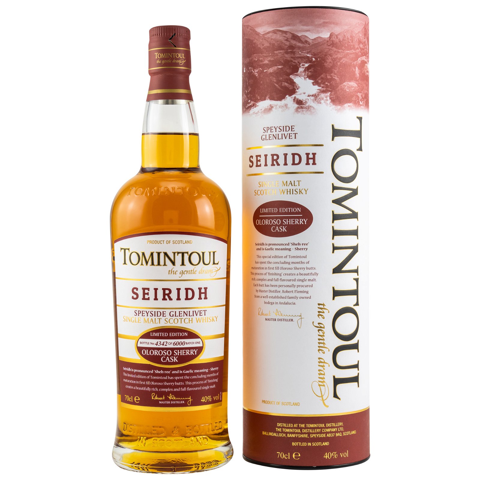 Tomintoul Seiridh Oloroso Sherry Cask 