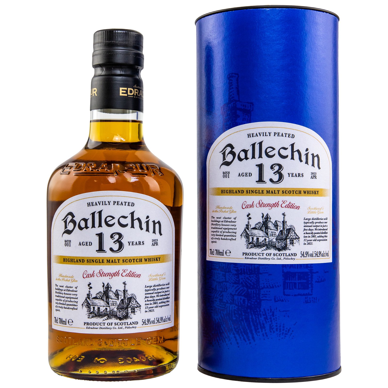 Ballechin 2023 - 13 Jahre Batch 001 Cask Strength Edition