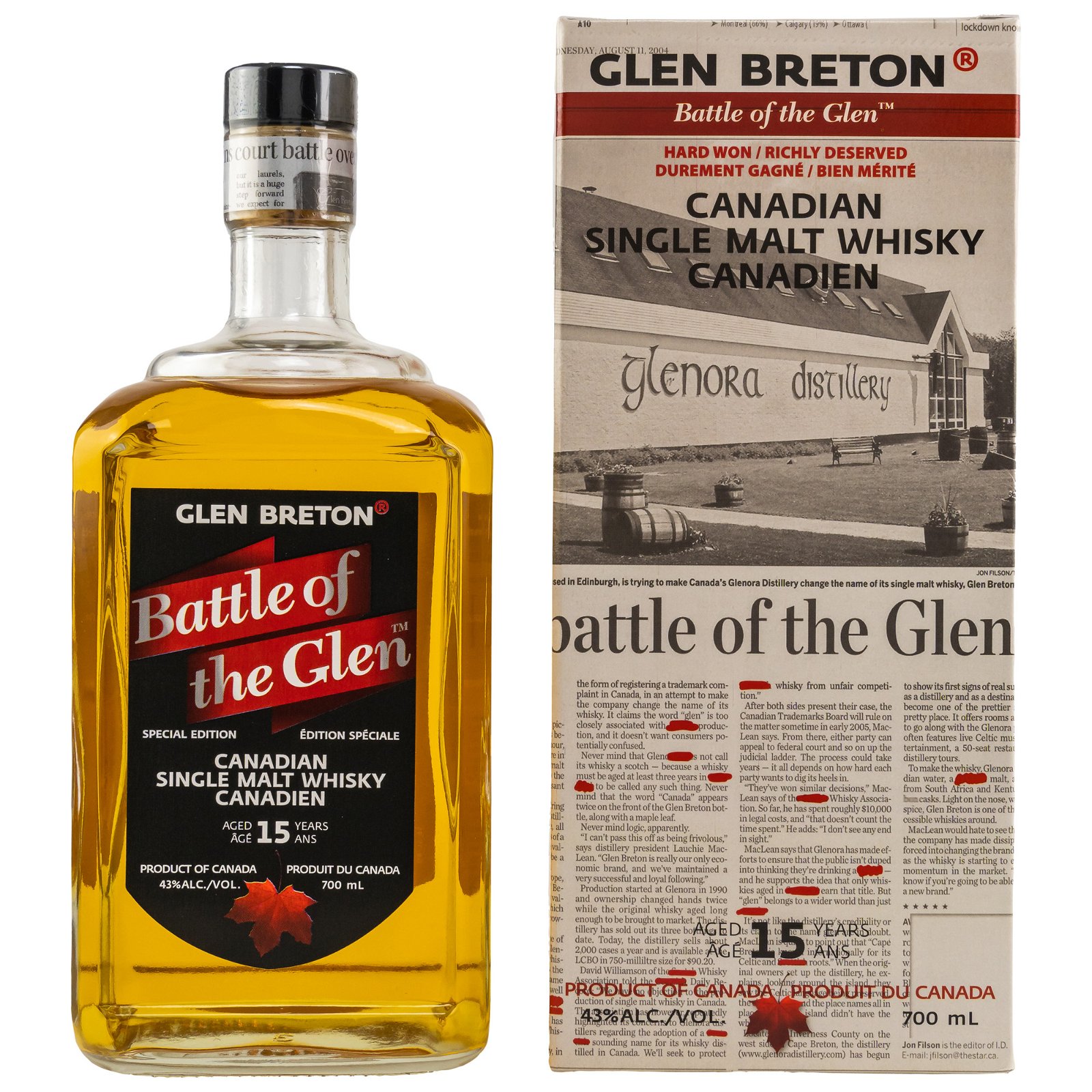 Glen Breton 15 Jahre - Battle of the Glen