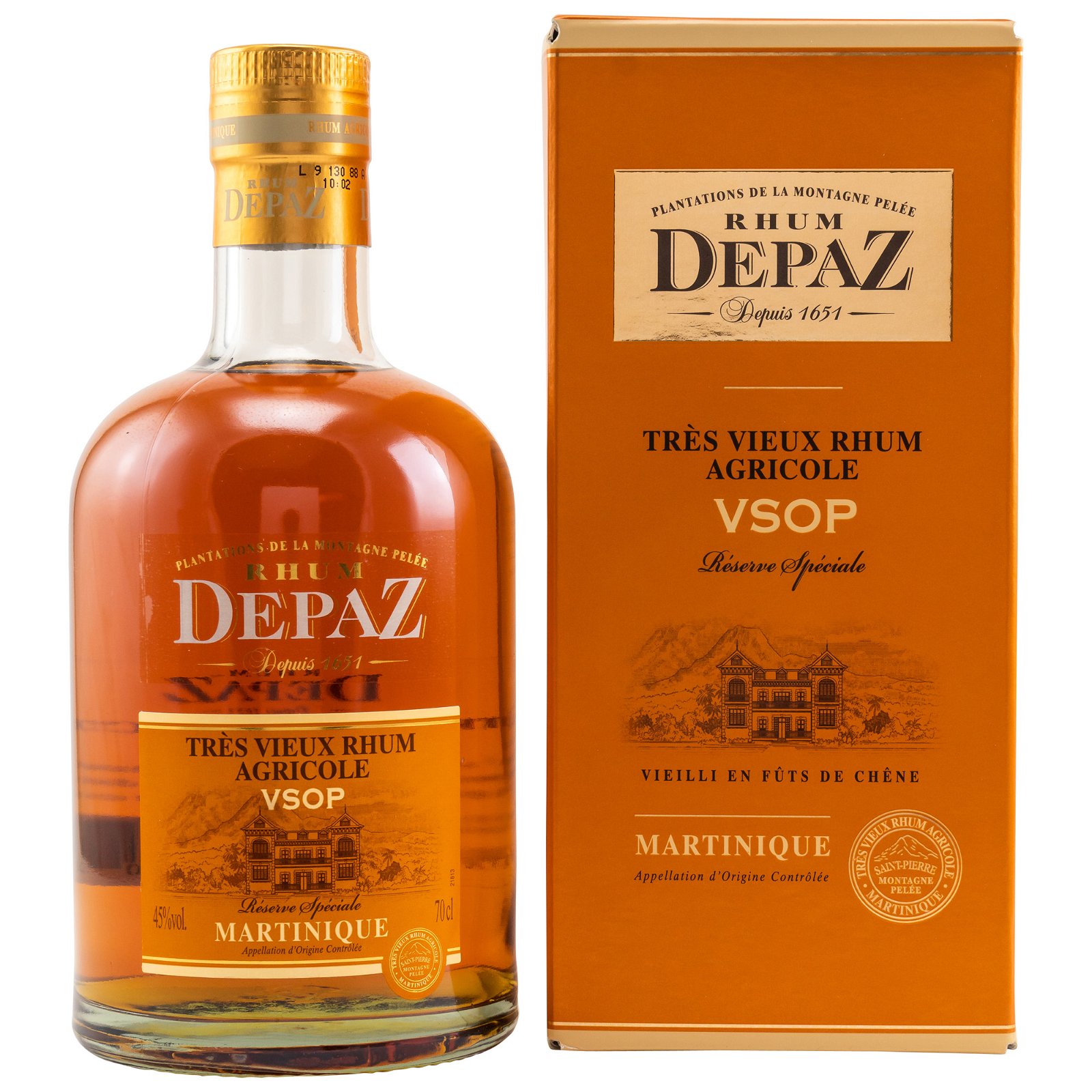 Depaz Rhum Très Vieux VSOP Reserve Speciale (Rum) (Martinique)