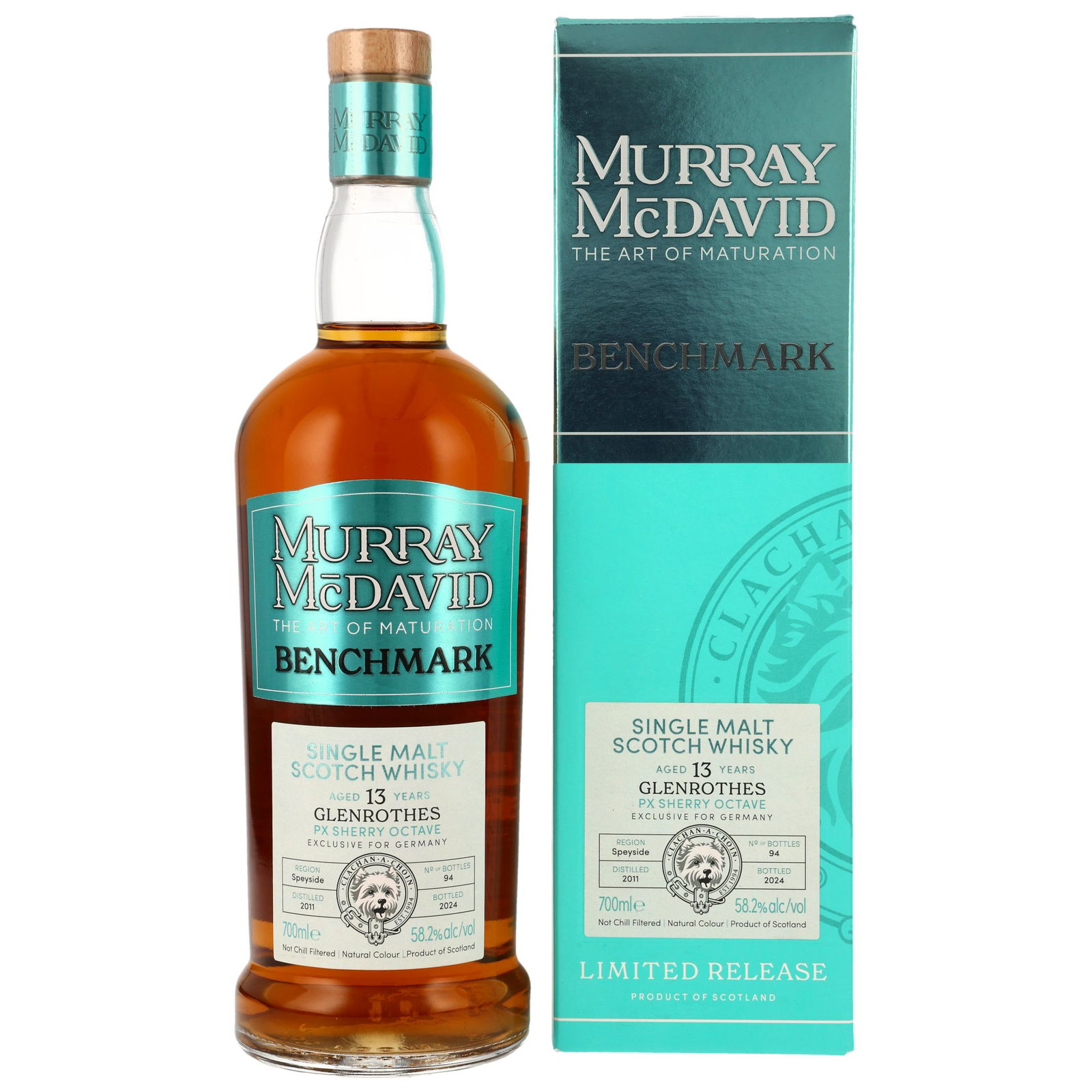 Glenrothes 2011/2024 - 13 ans Single PX Sherry Octave No. 2310068 Germany exclusive Benchmark (Murray McDavid)