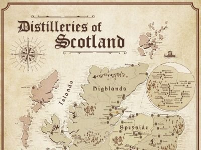 Whisky Destillerien in Schottland